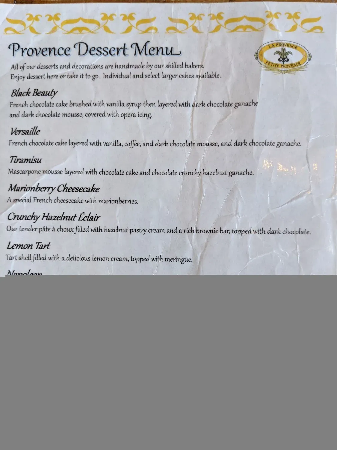 Menu 5