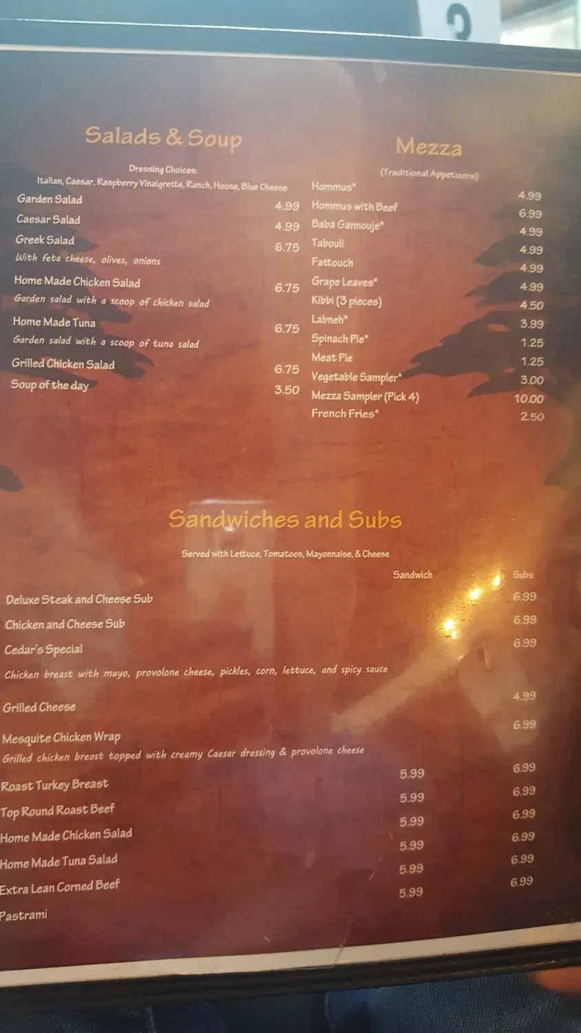 Menu 2