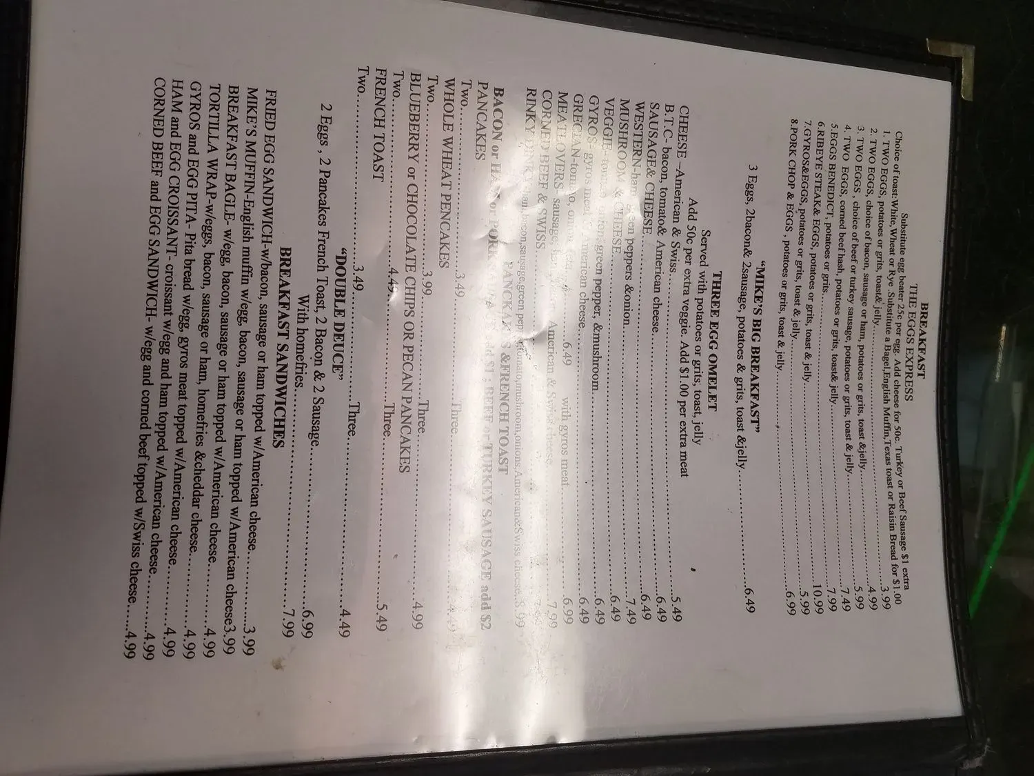 Menu 3