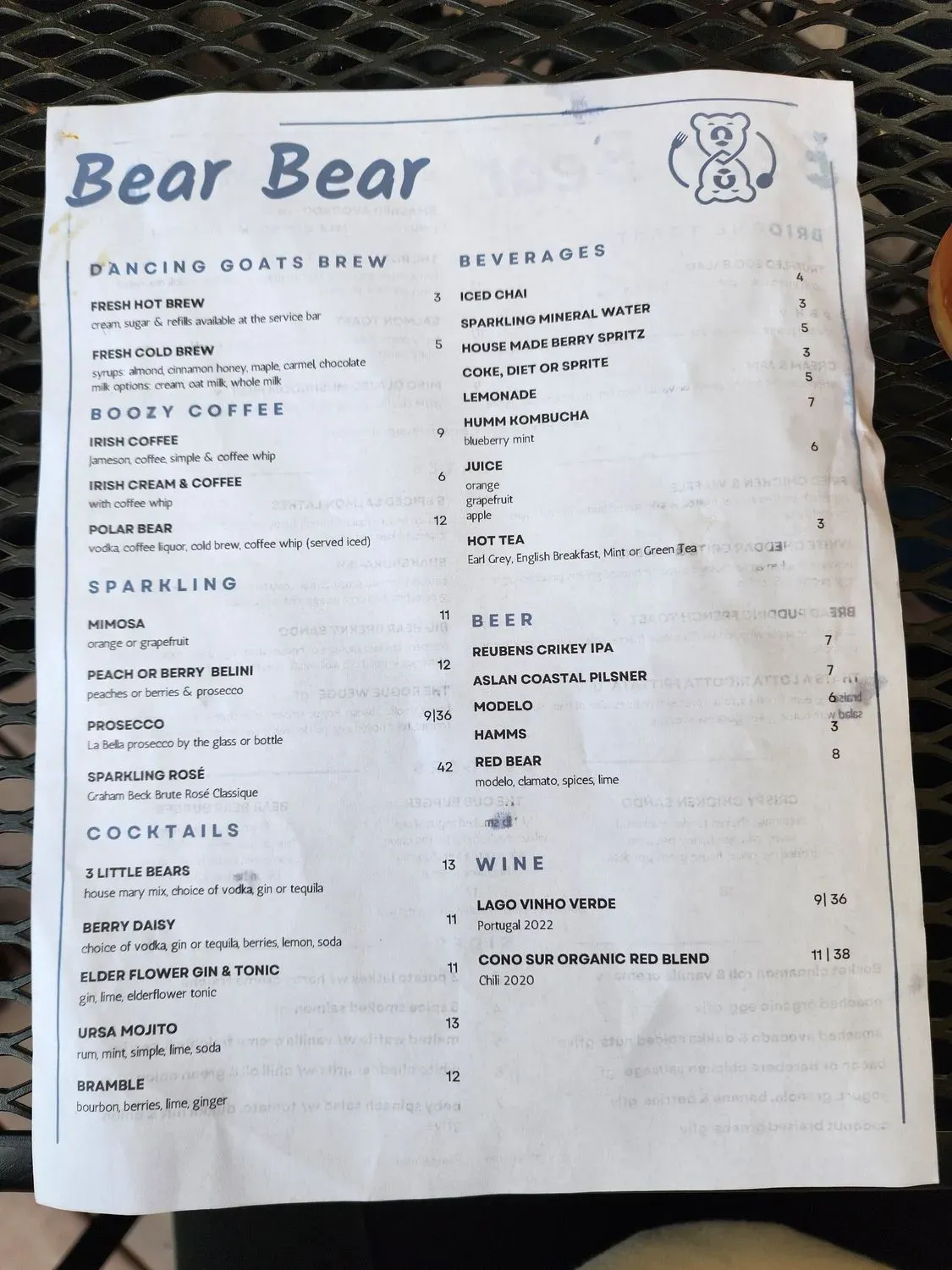 Menu 3