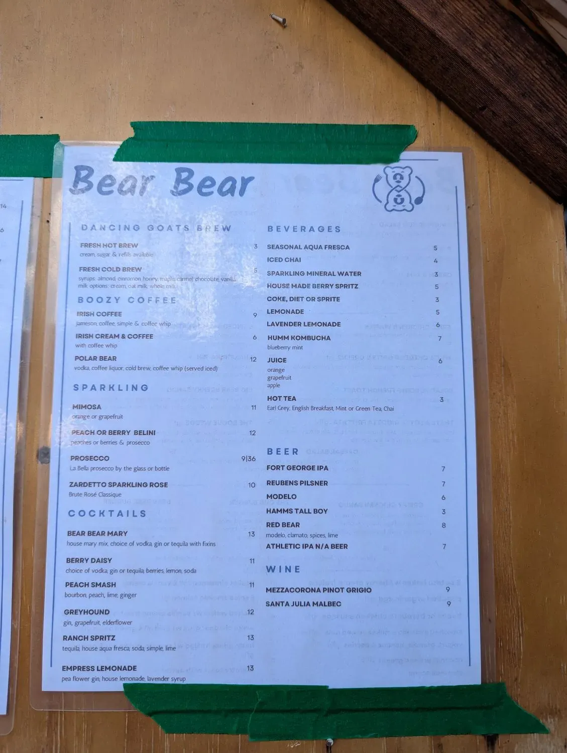 Menu 4