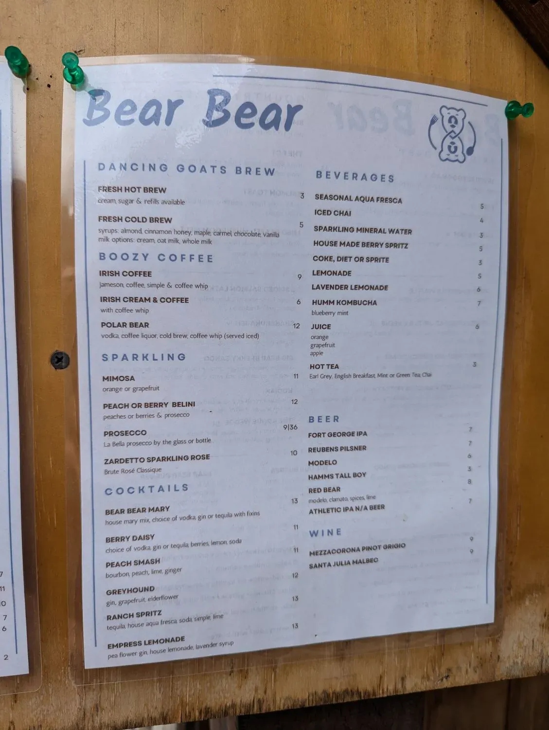 Menu 6