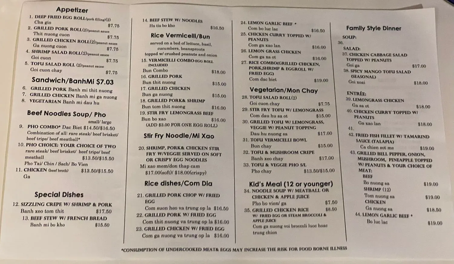 Menu 2