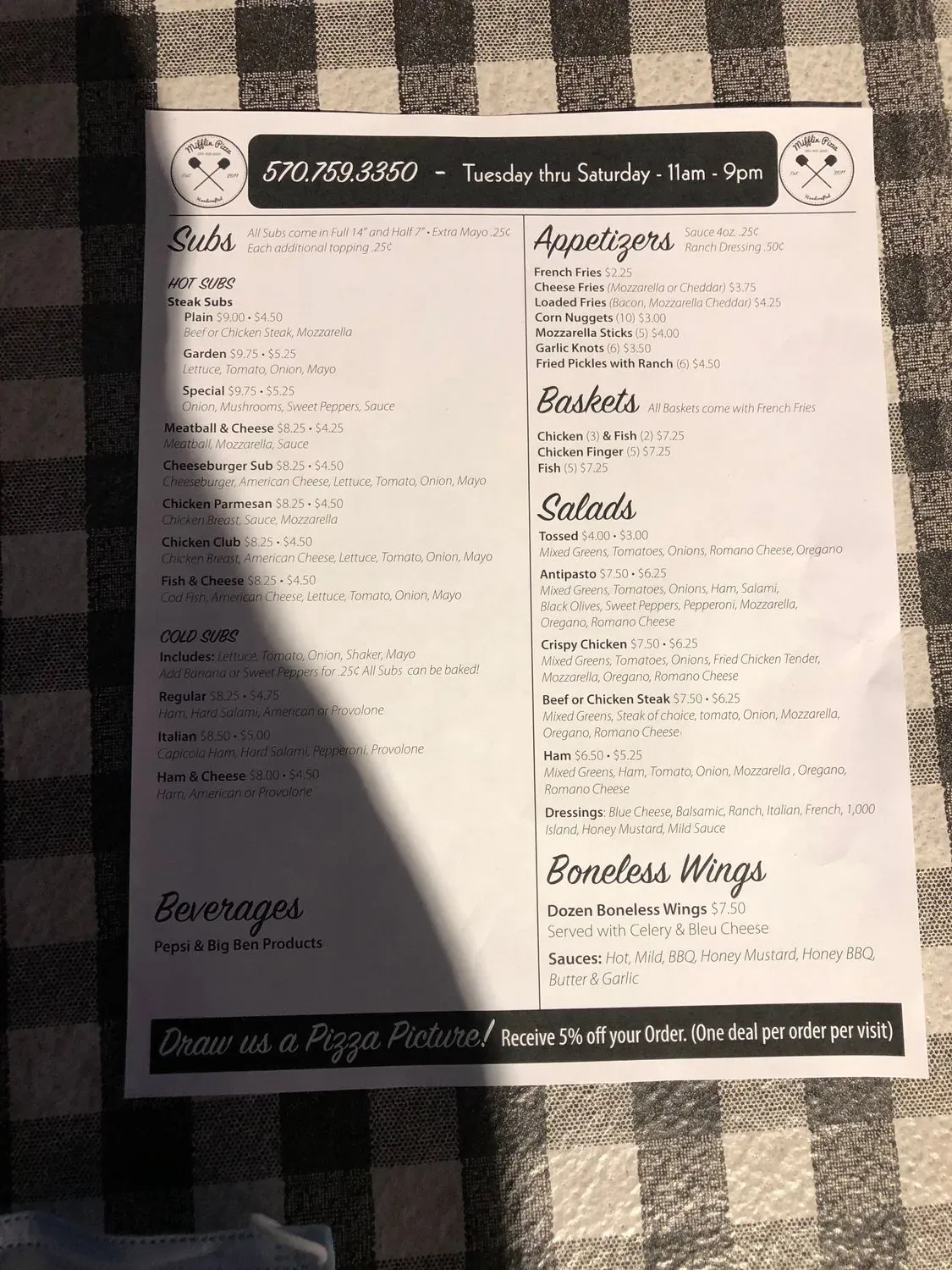 Menu 3