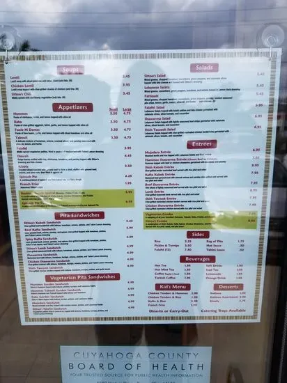 Menu 4