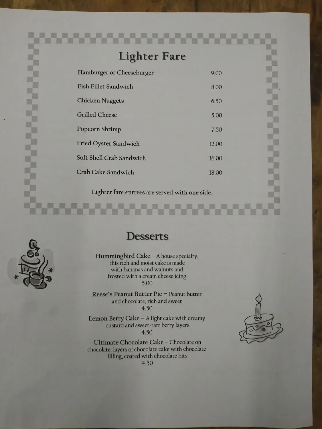 Menu 2