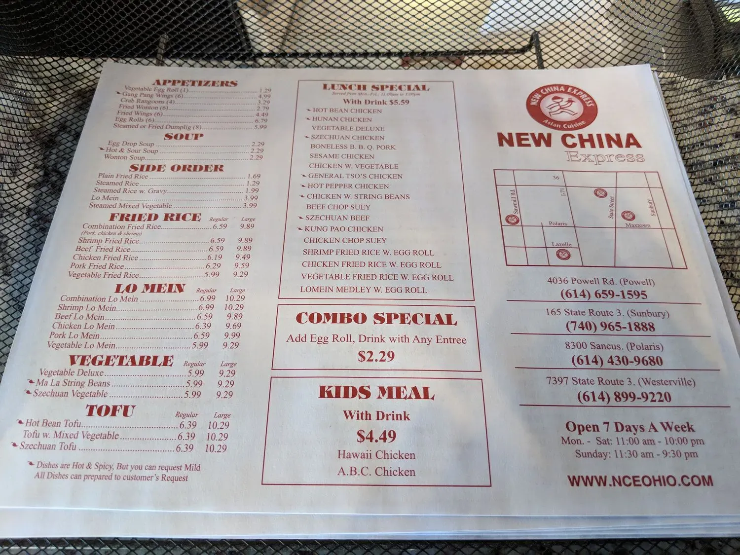 Menu 4