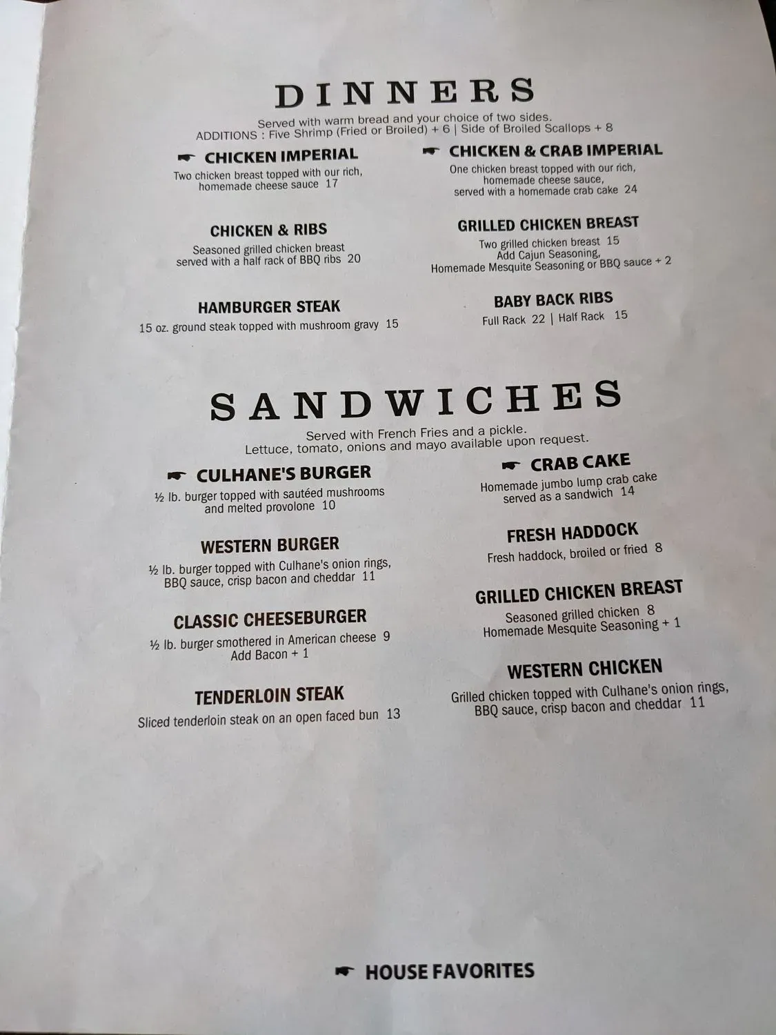 Menu 2