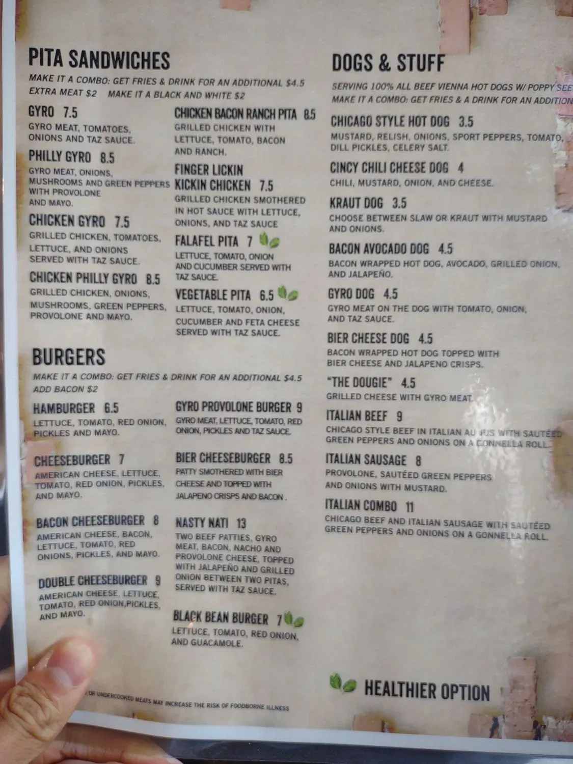 Menu 4