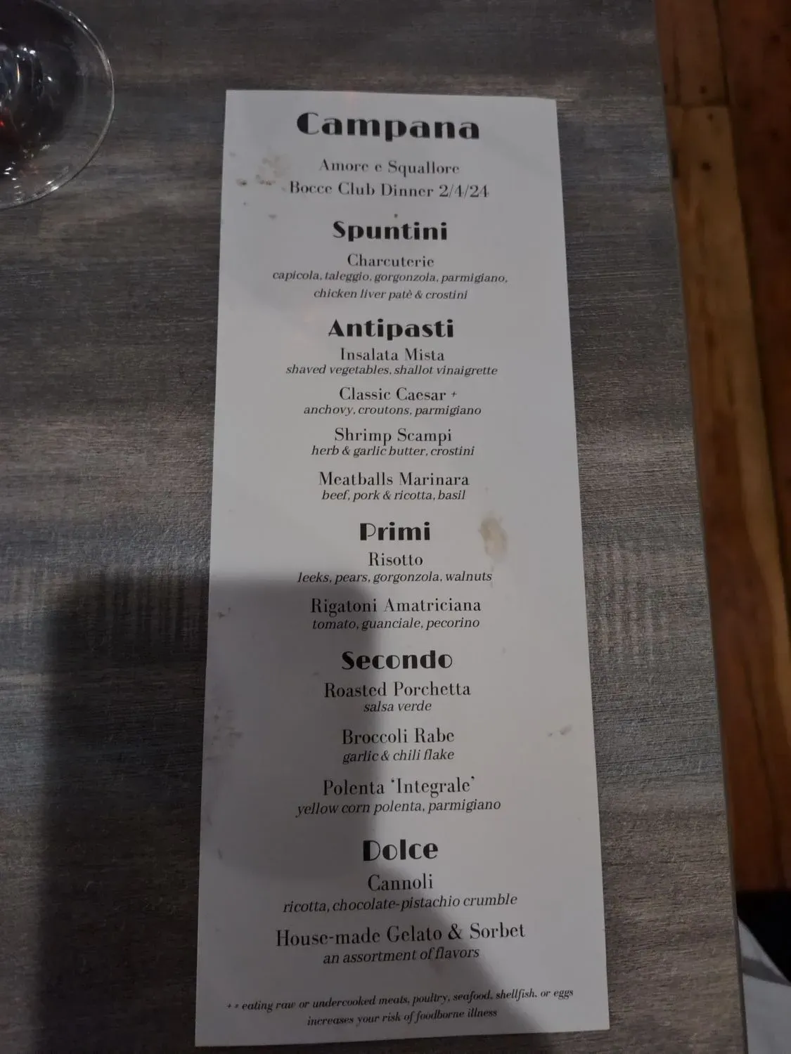 Menu 6