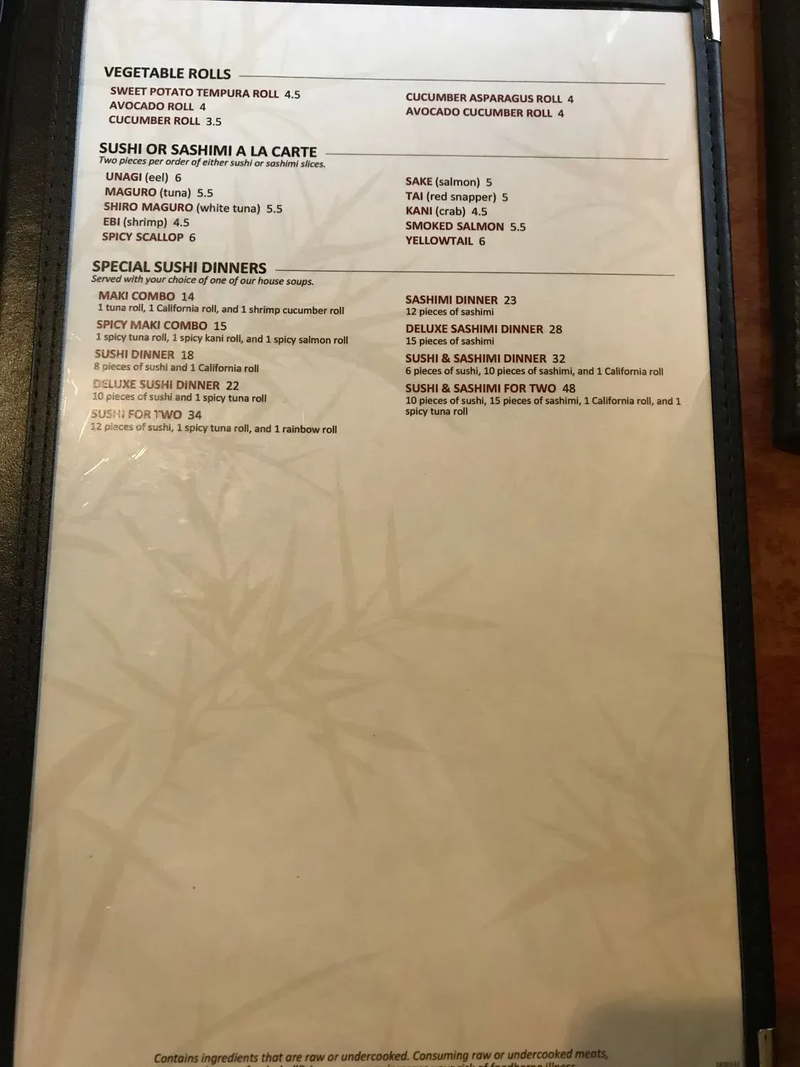 Menu 6