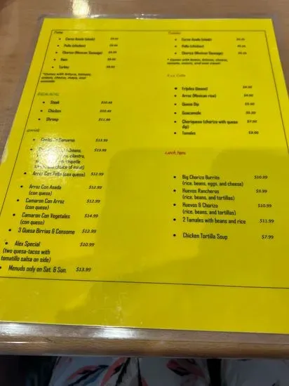 Menu 5