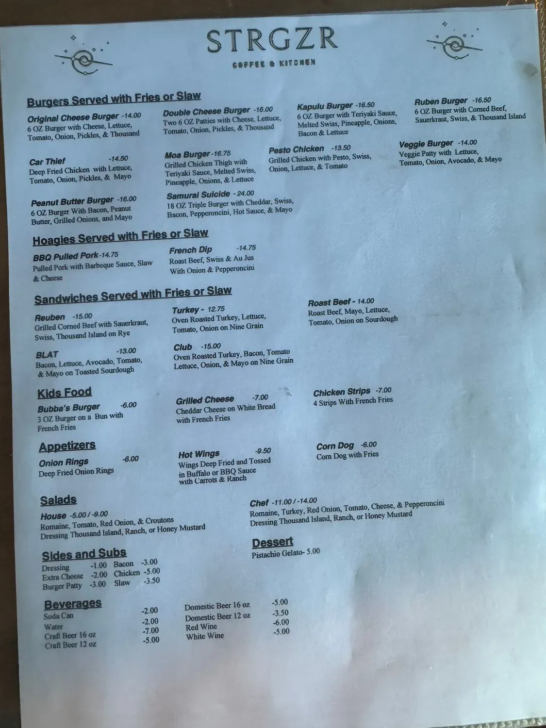 Menu 2