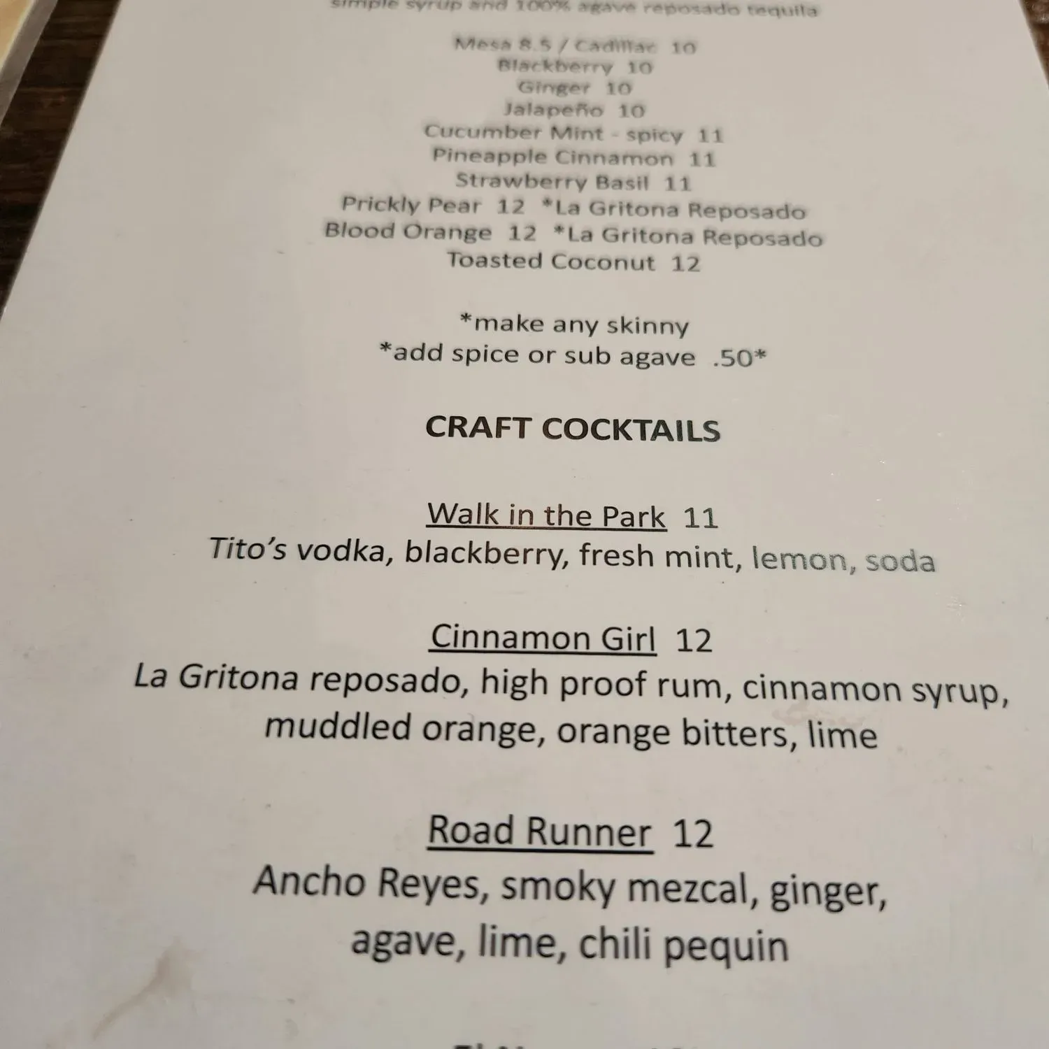 Menu 6