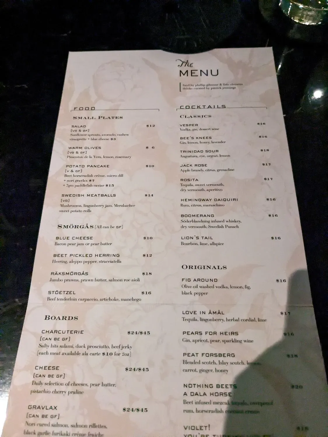 Menu 2