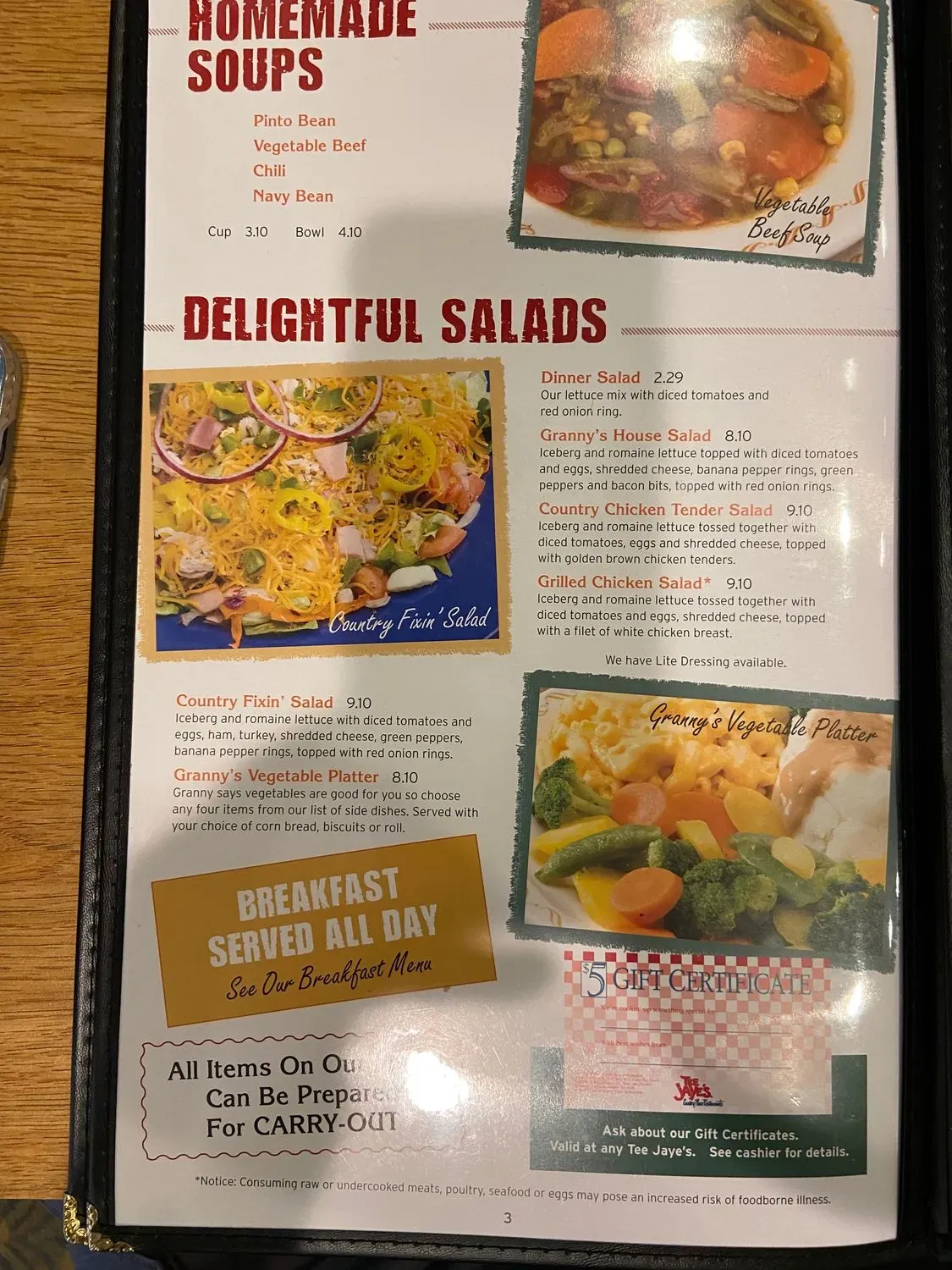 Menu 4