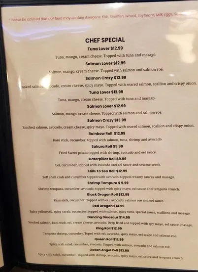 Menu 5