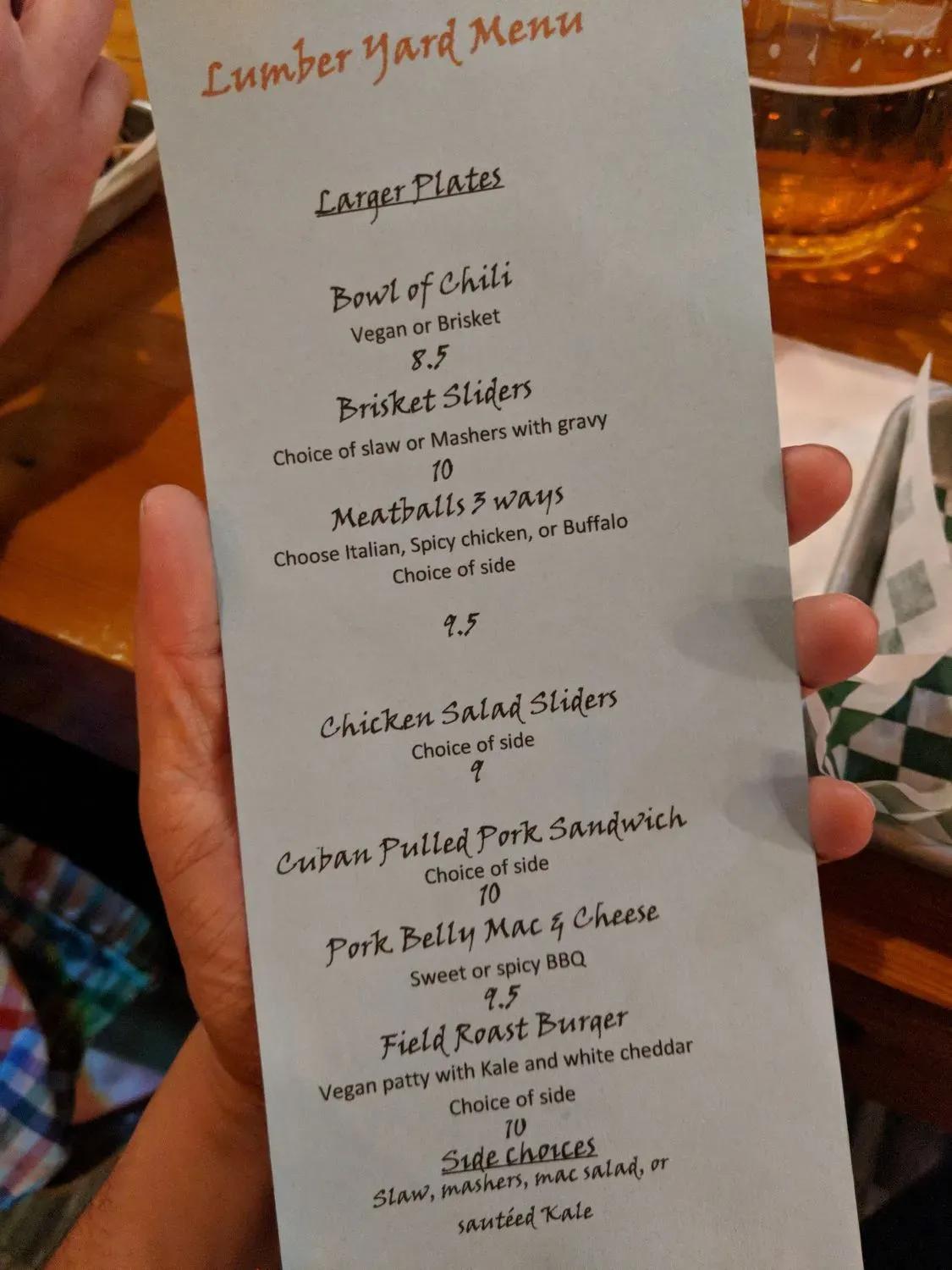 Menu 6