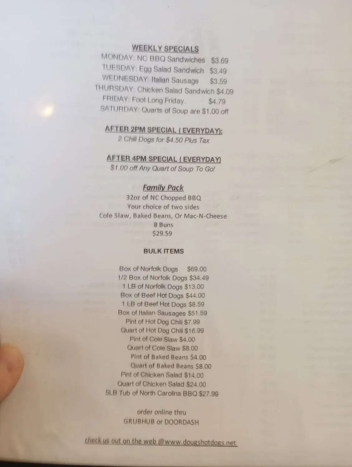 Menu 4