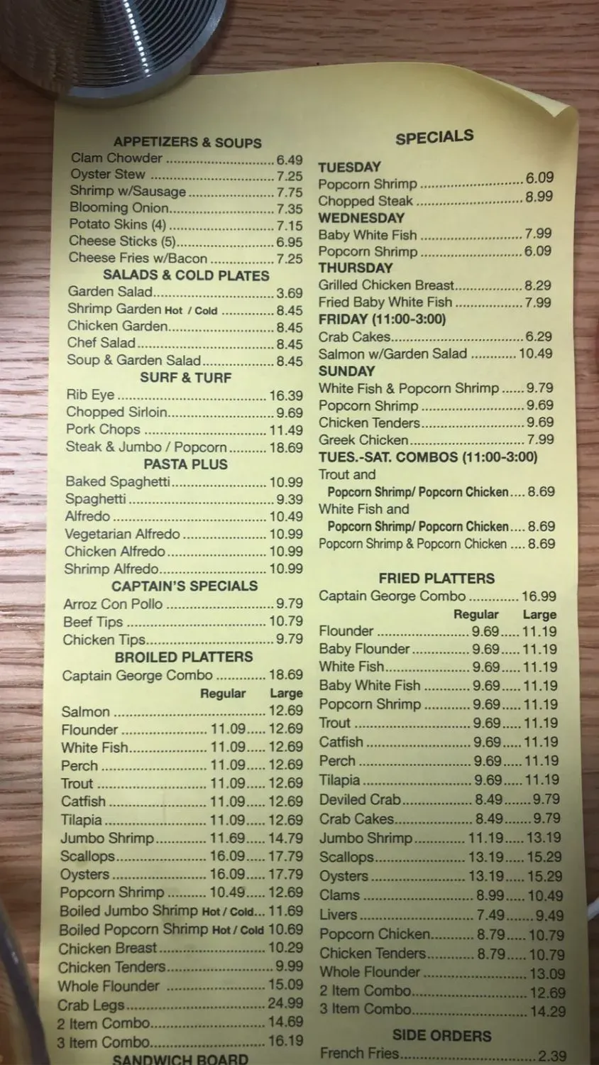 Menu 5