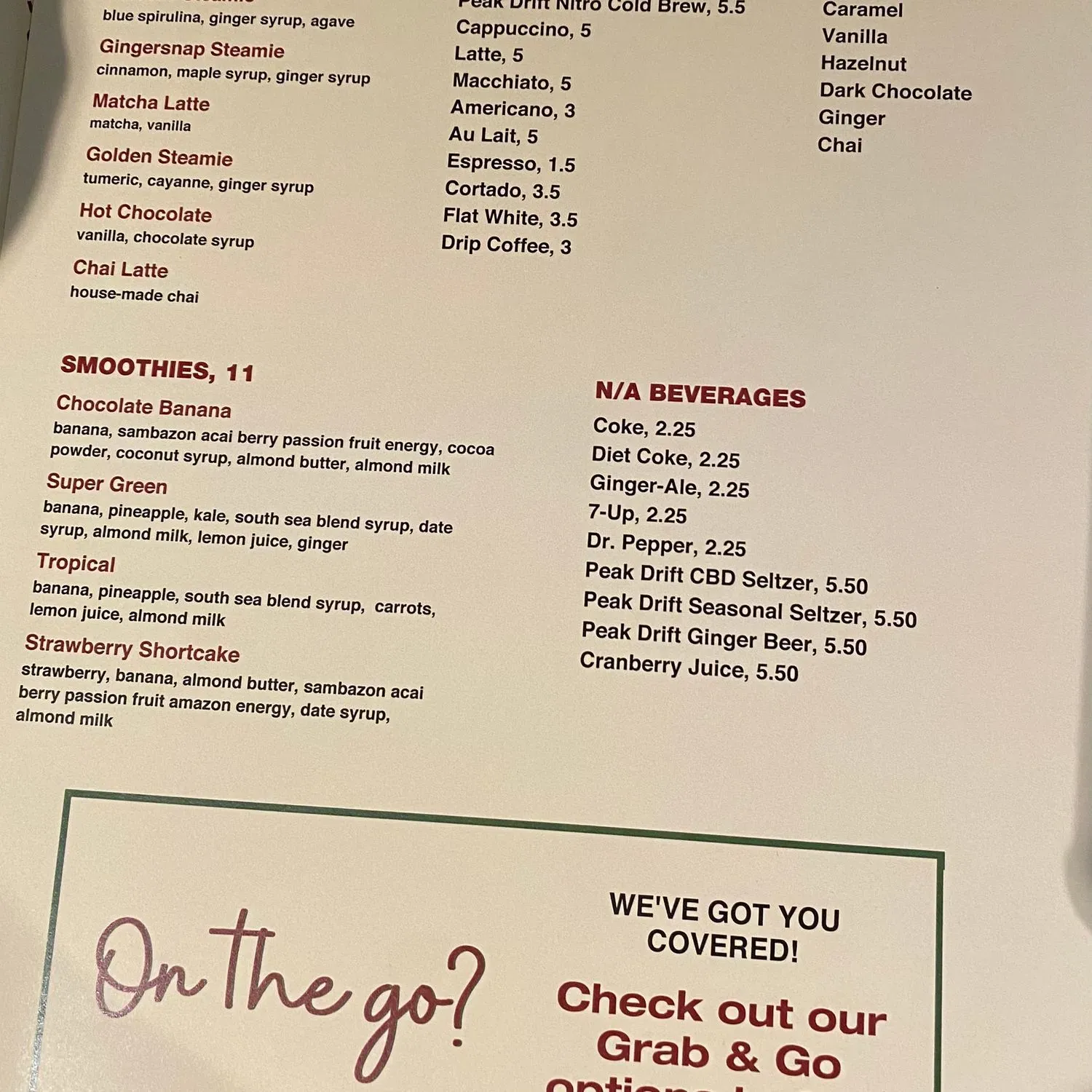 Menu 2