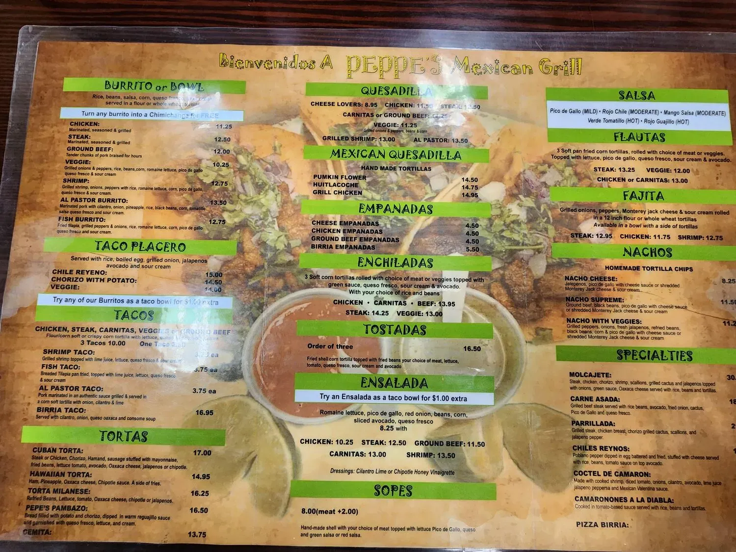 Menu 3