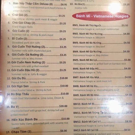 Menu 2