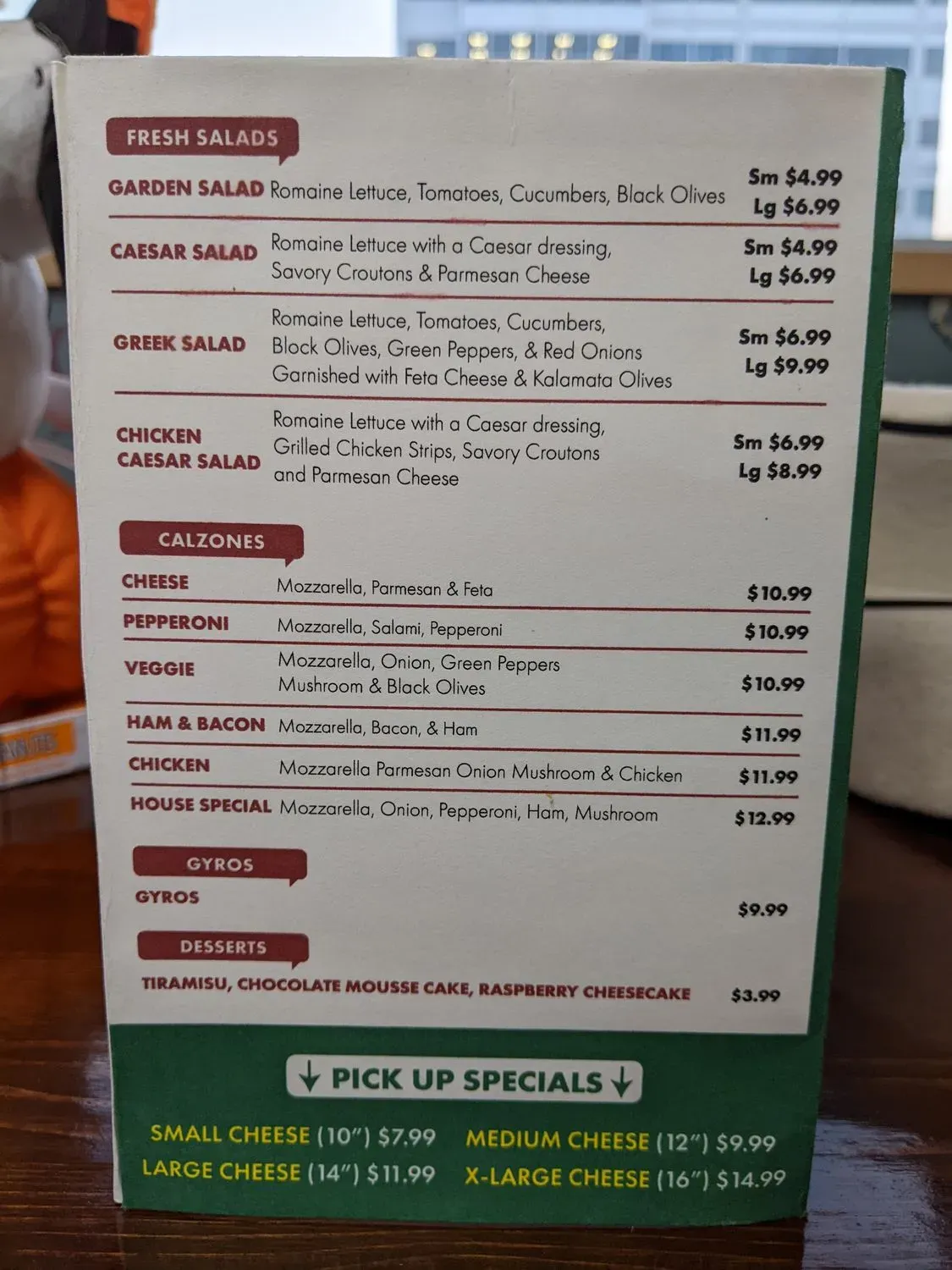 Menu 4