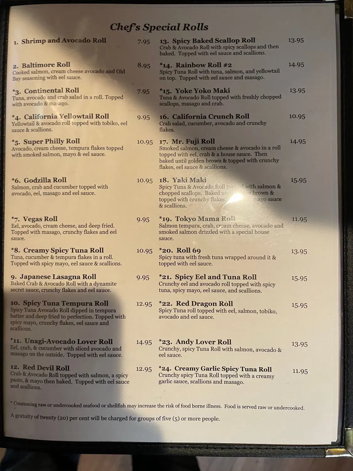 Menu 2