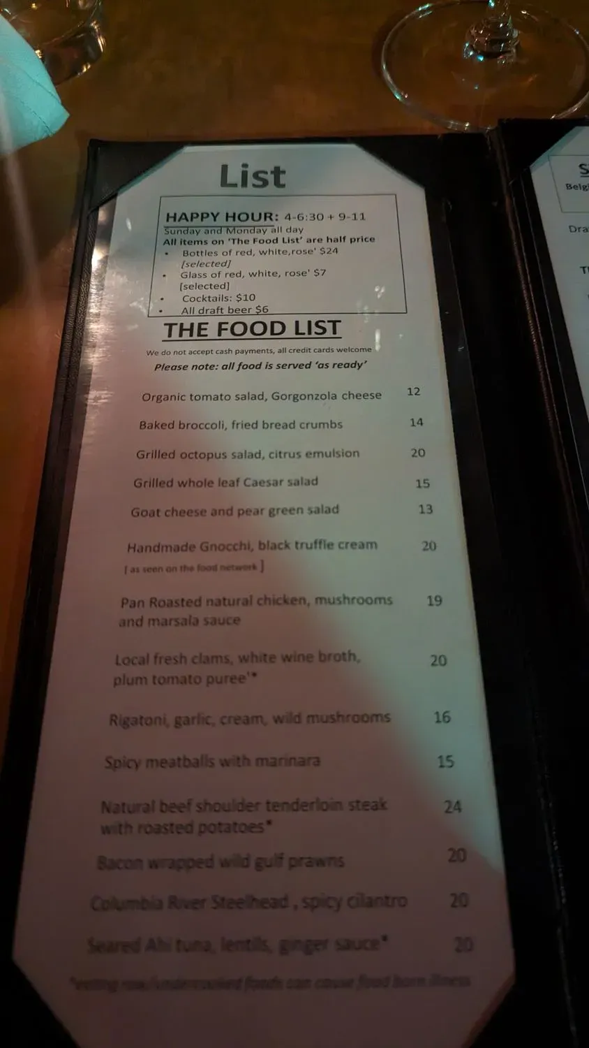 Menu 6