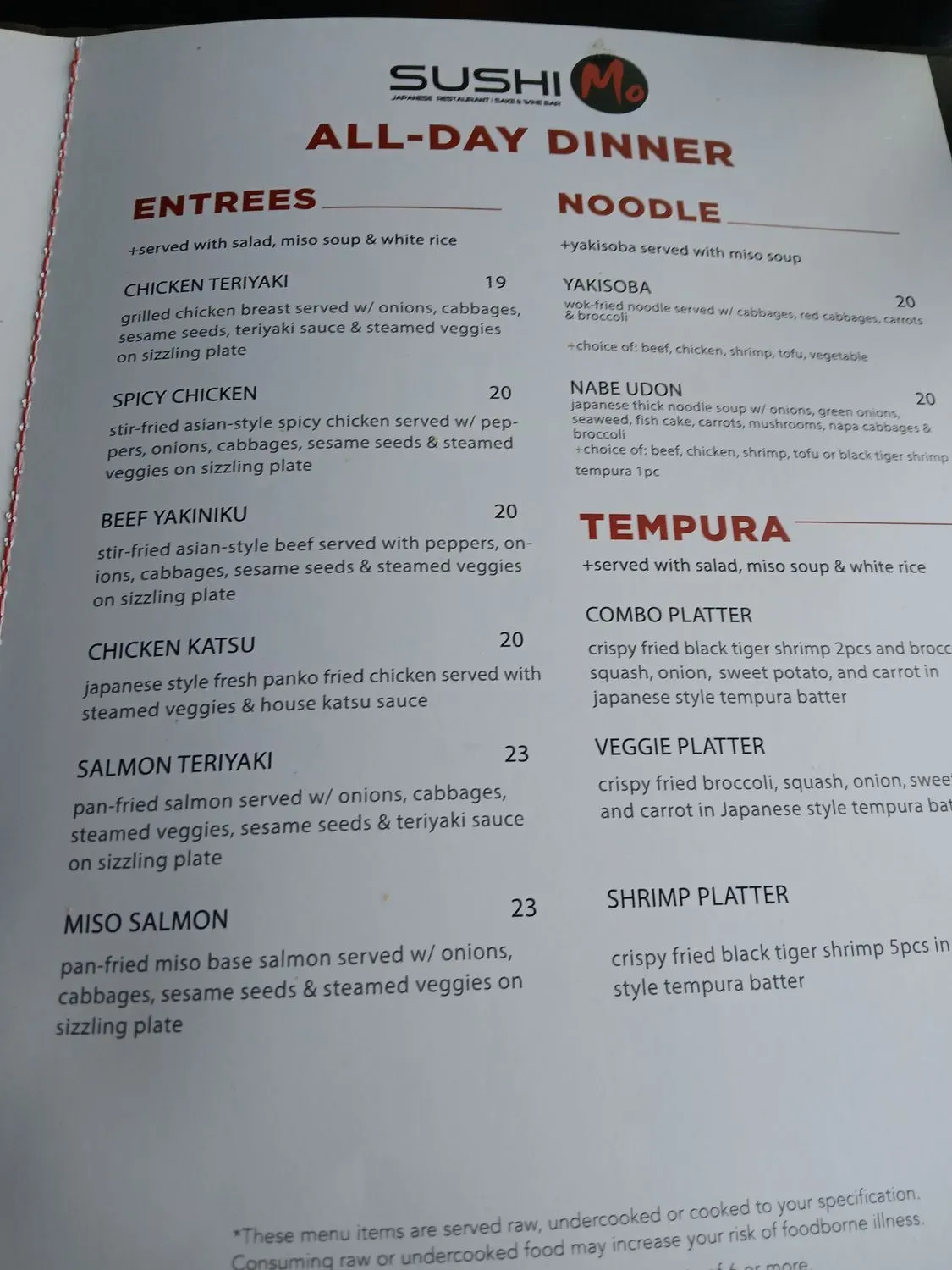 Menu 4