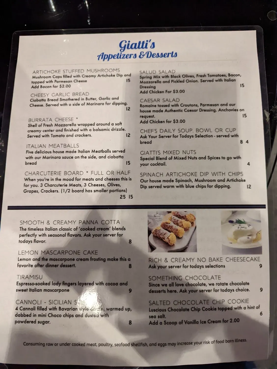 Menu 5