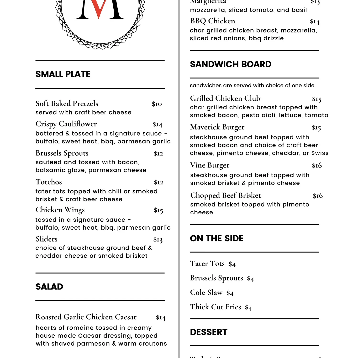 Menu 3