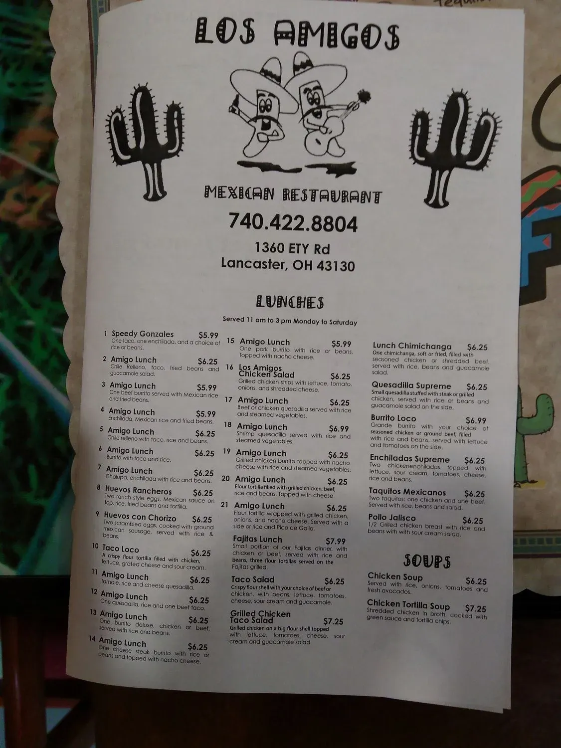 Menu 5