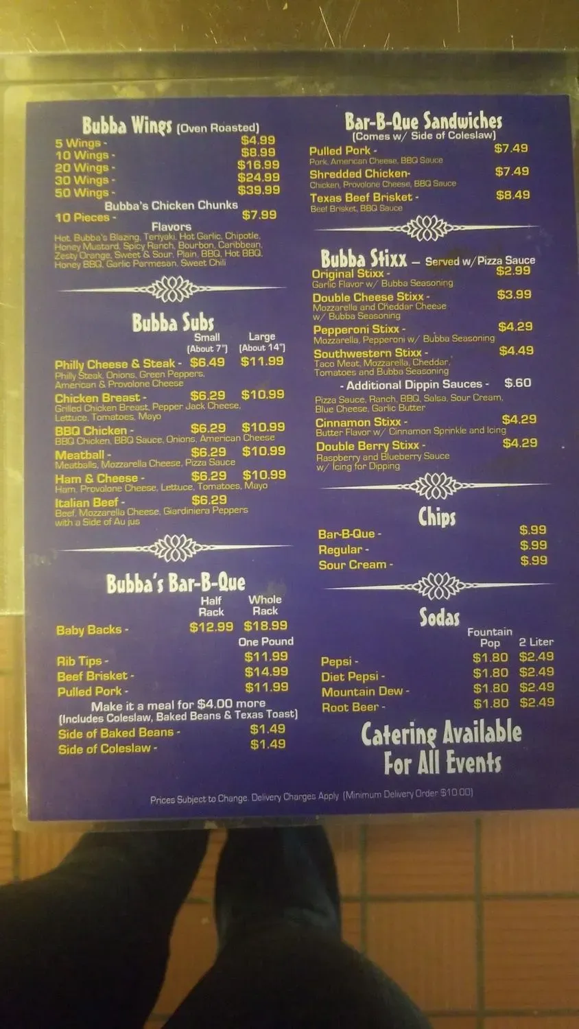 Menu 2