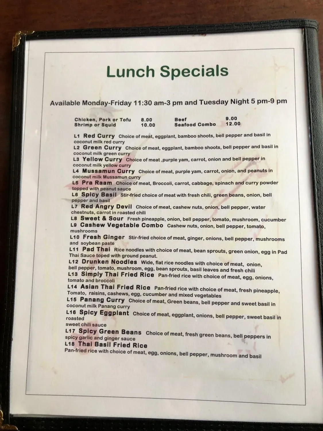 Menu 4