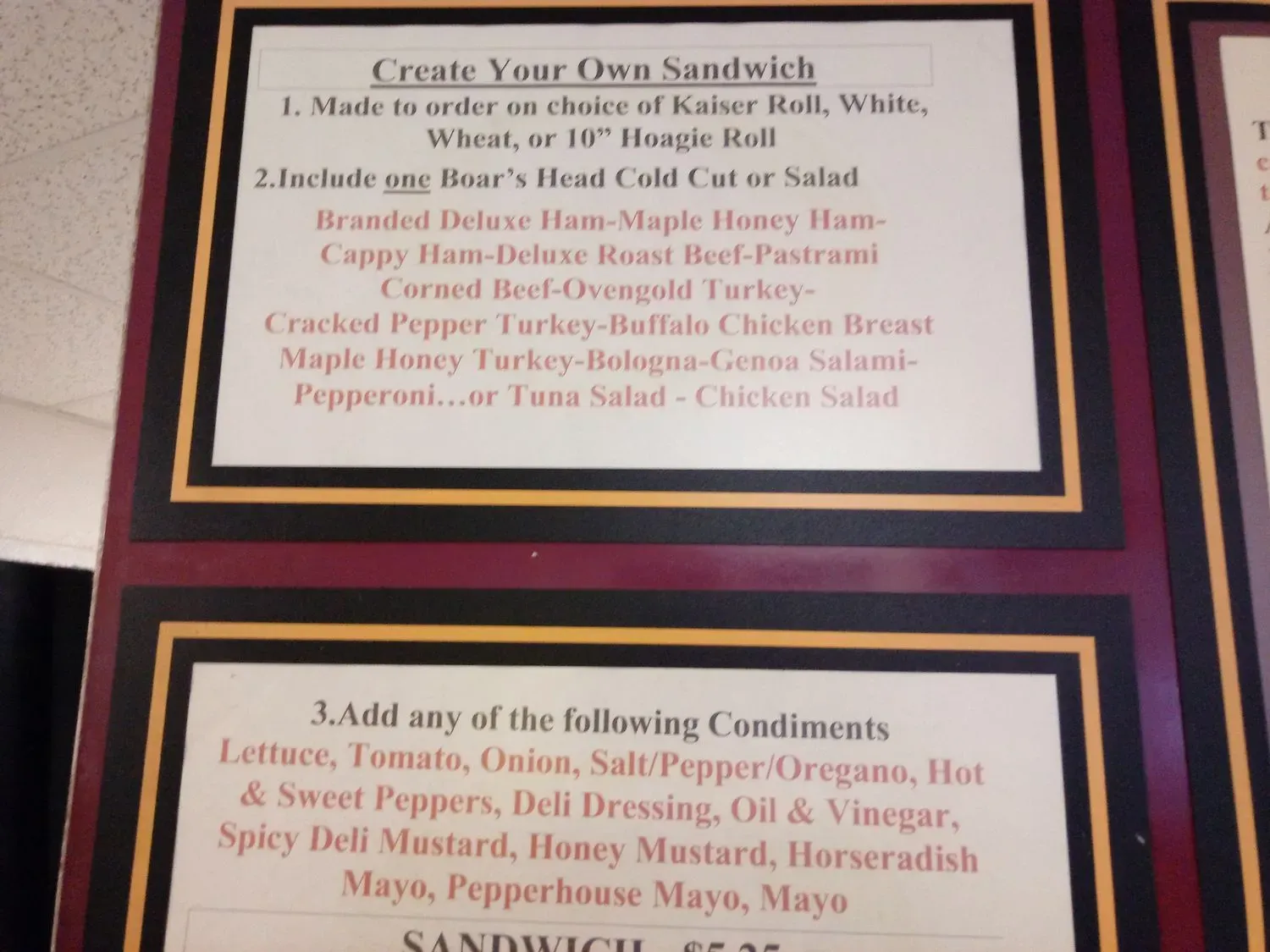 Menu 2