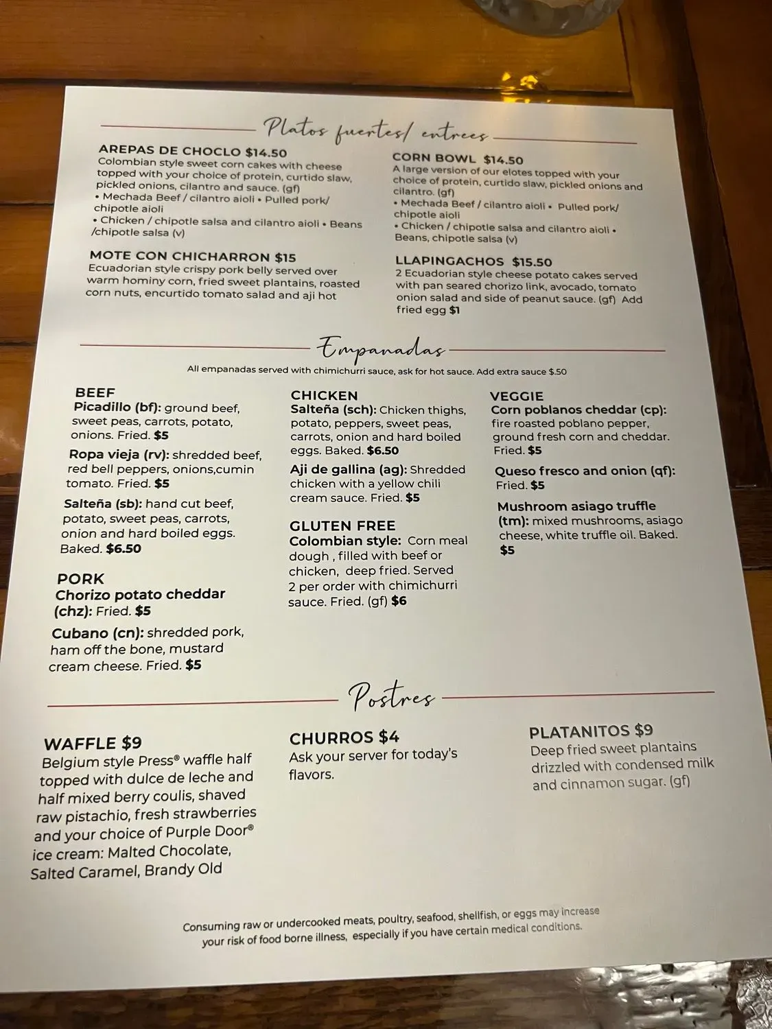 Menu 2