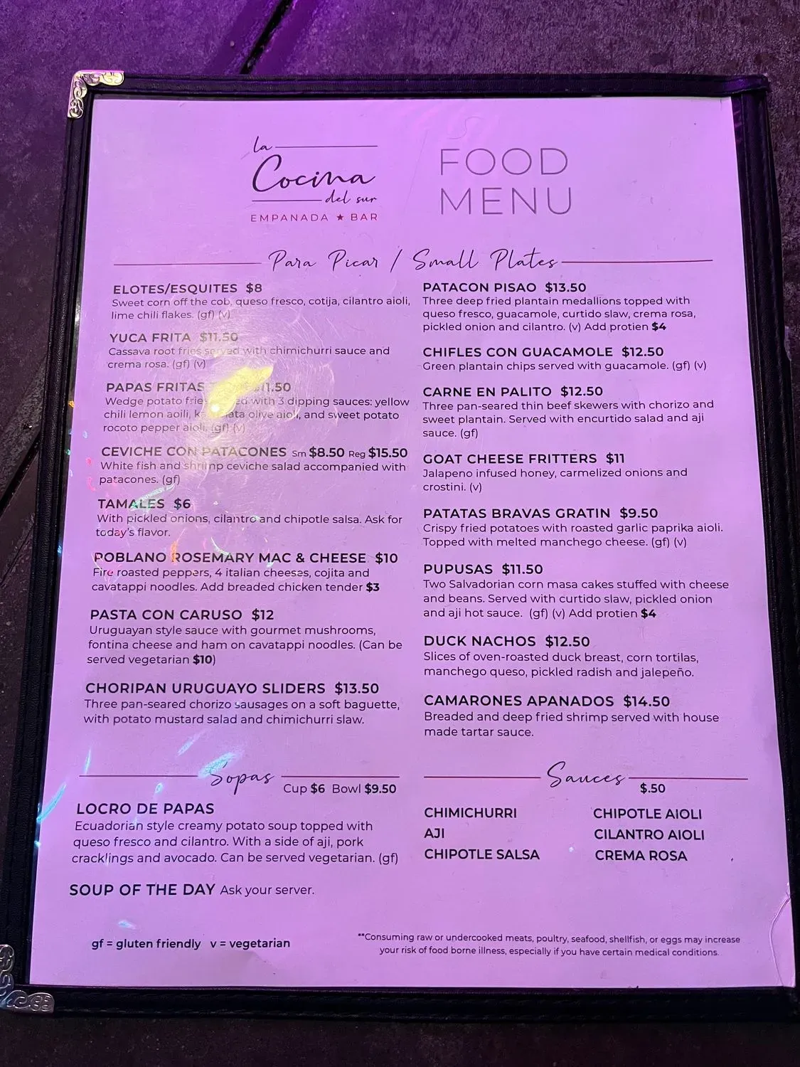 Menu 4