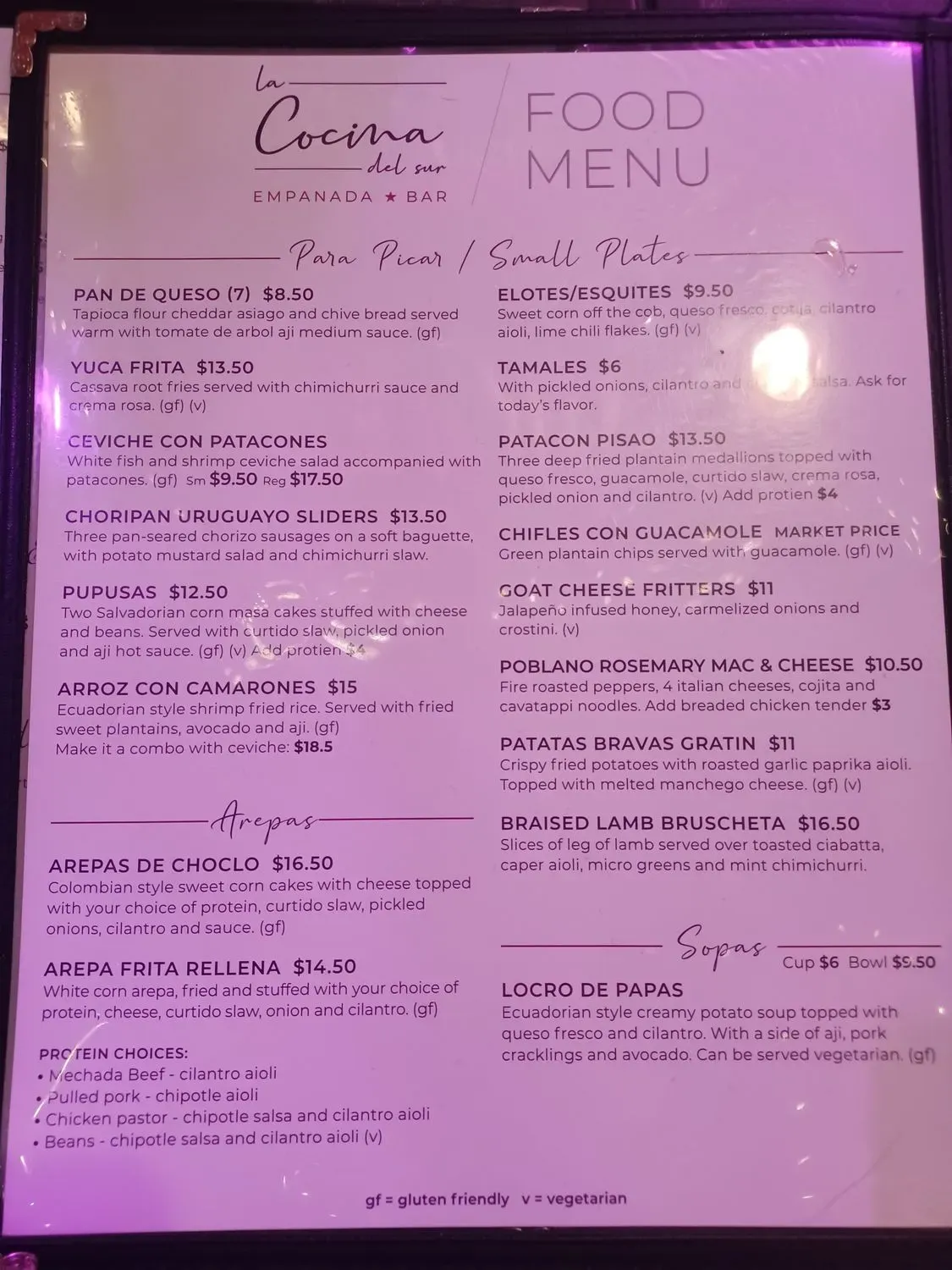 Menu 3