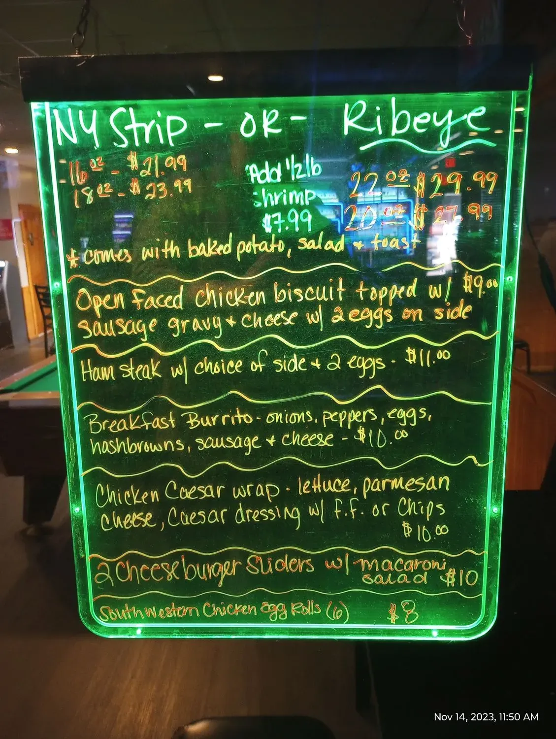 Menu 2