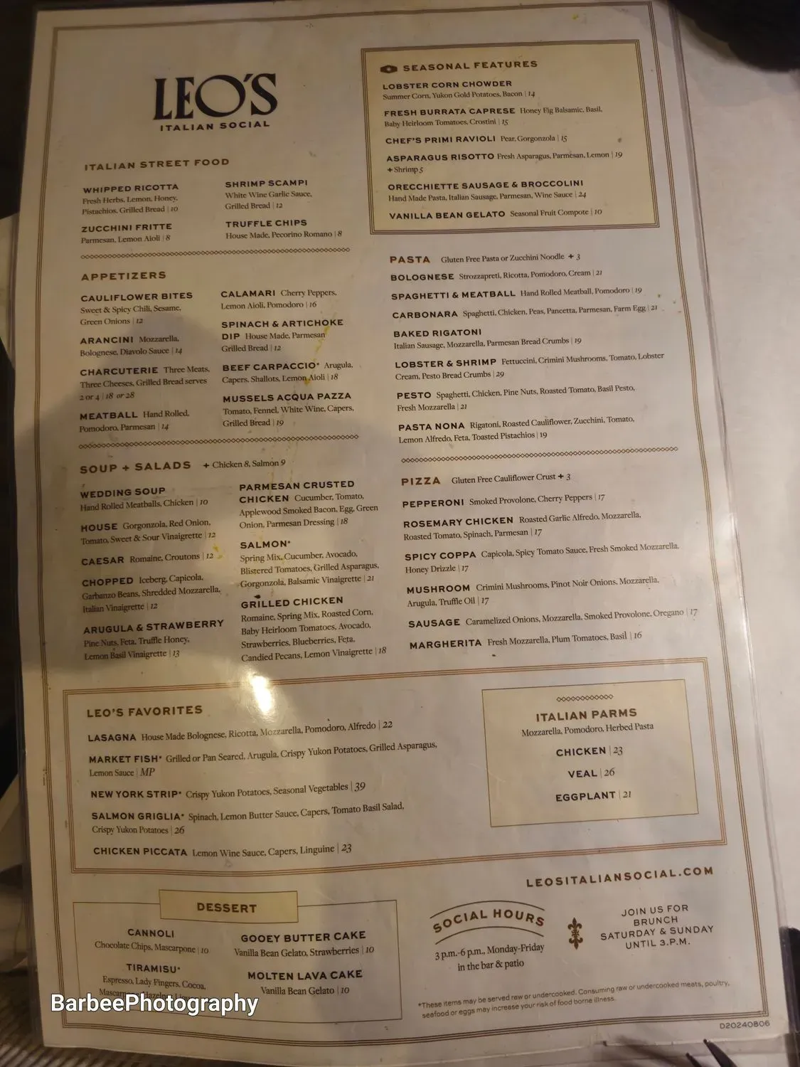 Menu 6