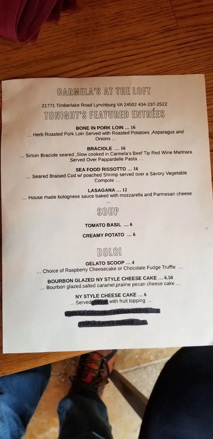 Menu 4