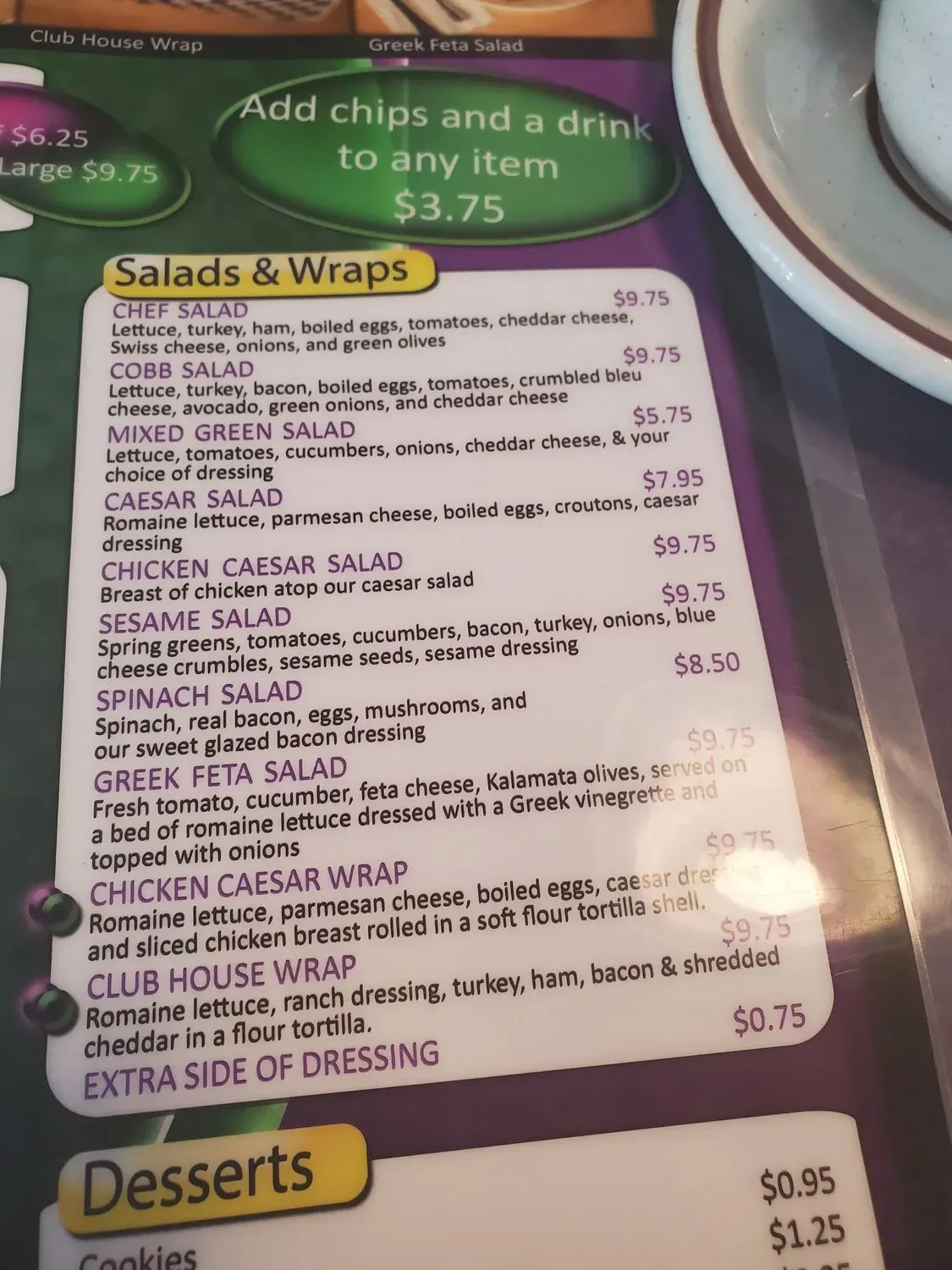 Menu 3