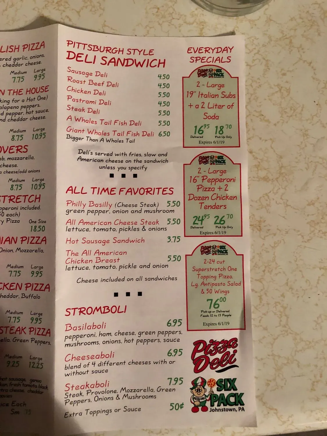 Menu 5