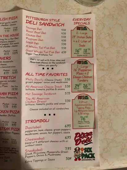 Menu 5