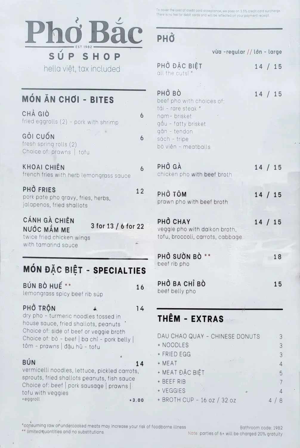 Menu 5