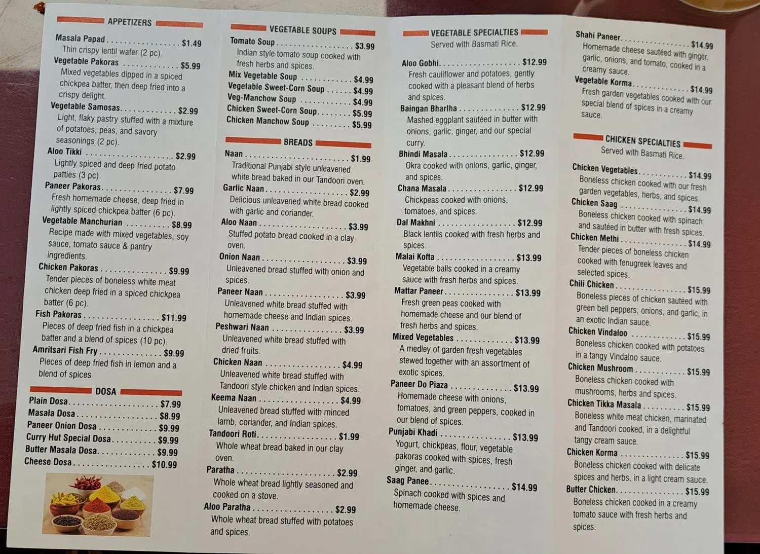 Menu 4