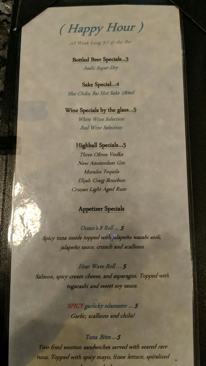 Menu 4