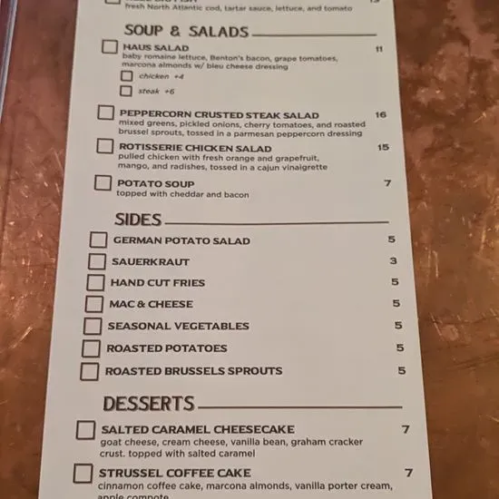 Menu 2